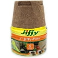 Jiffy 5" Peat Pots, (6 Pack)