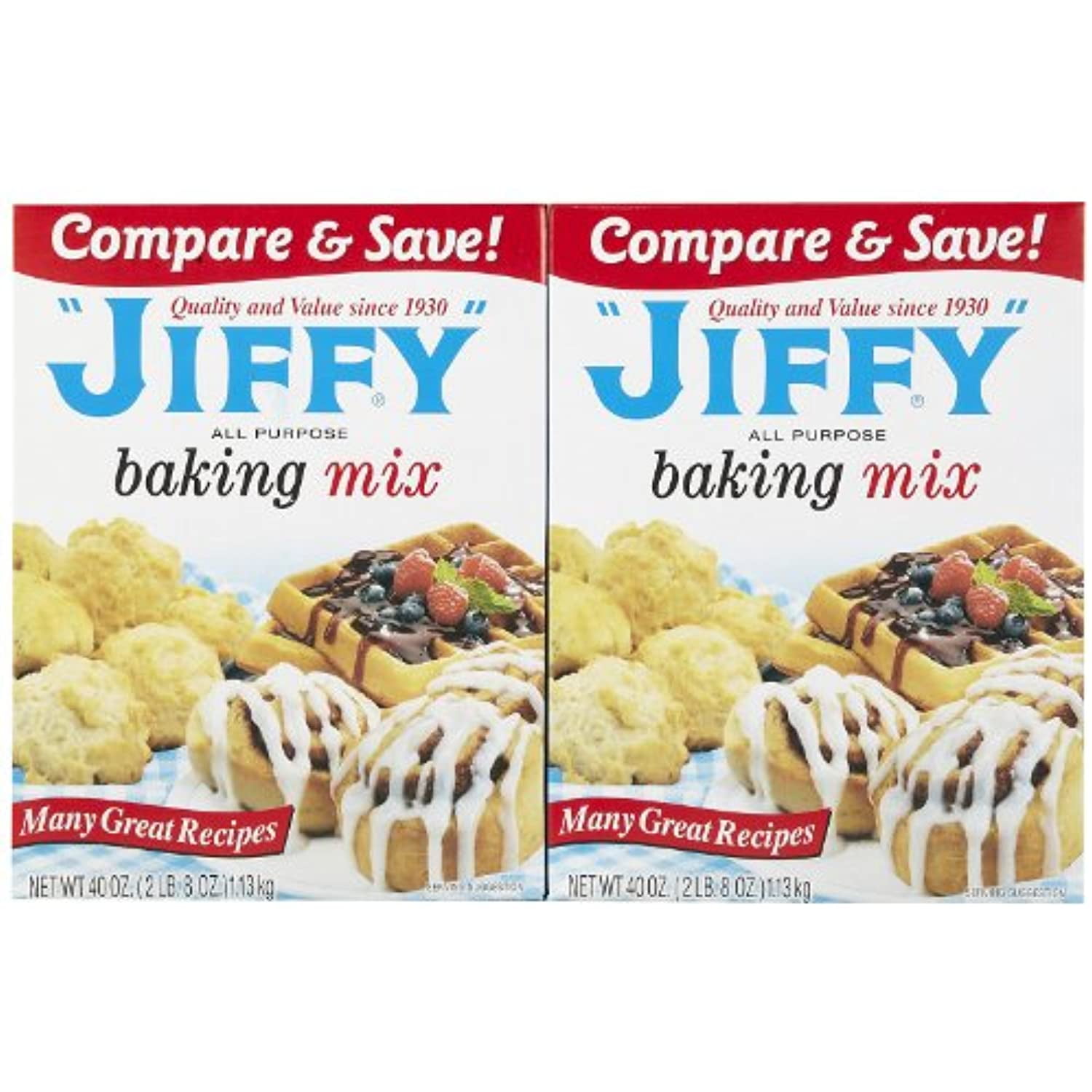 Jiffy Baking Mix - 40 Oz - 2 Pk - Walmart.com