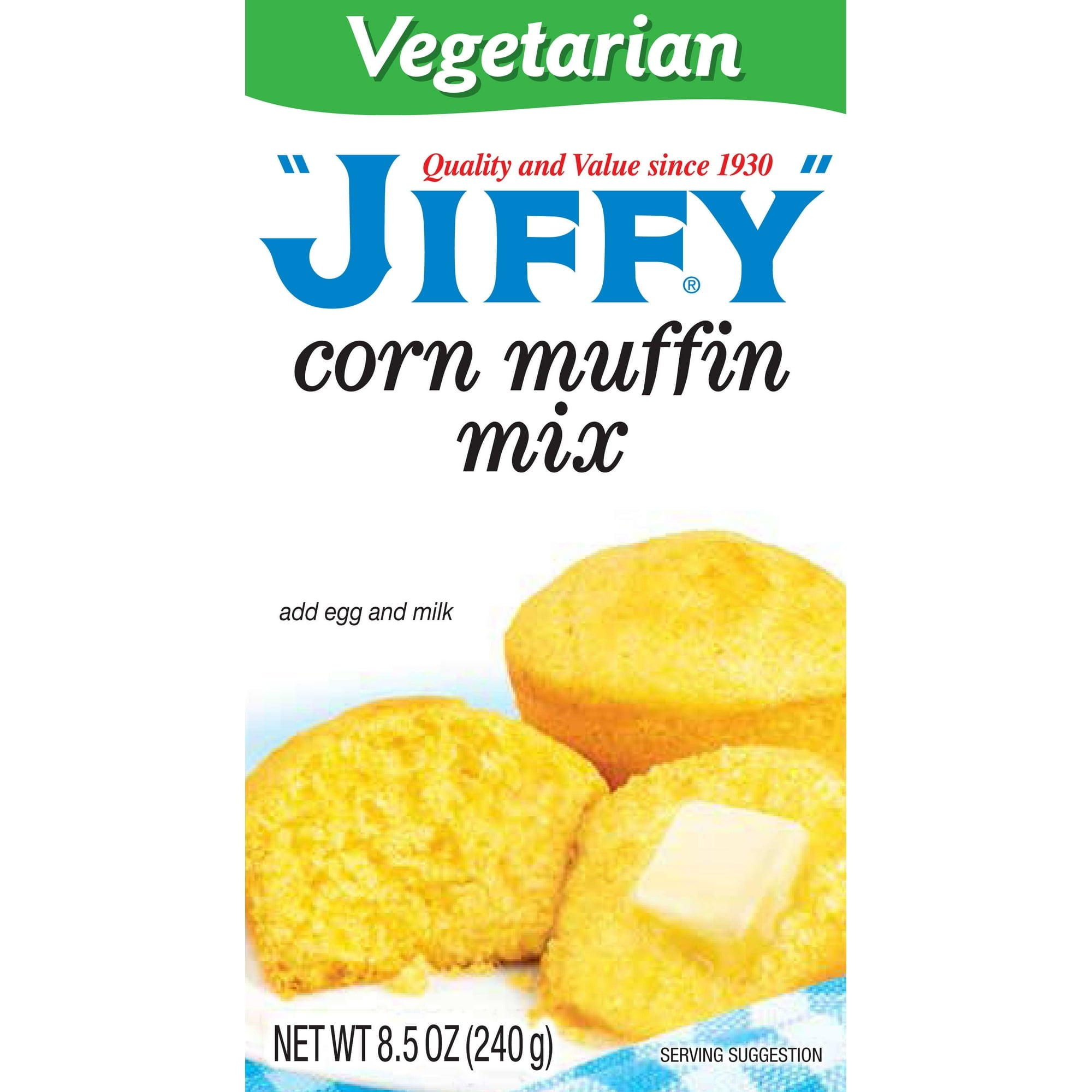 Jiffy Corn Muffin Mix 8.5 Oz Box (Pack of 8)