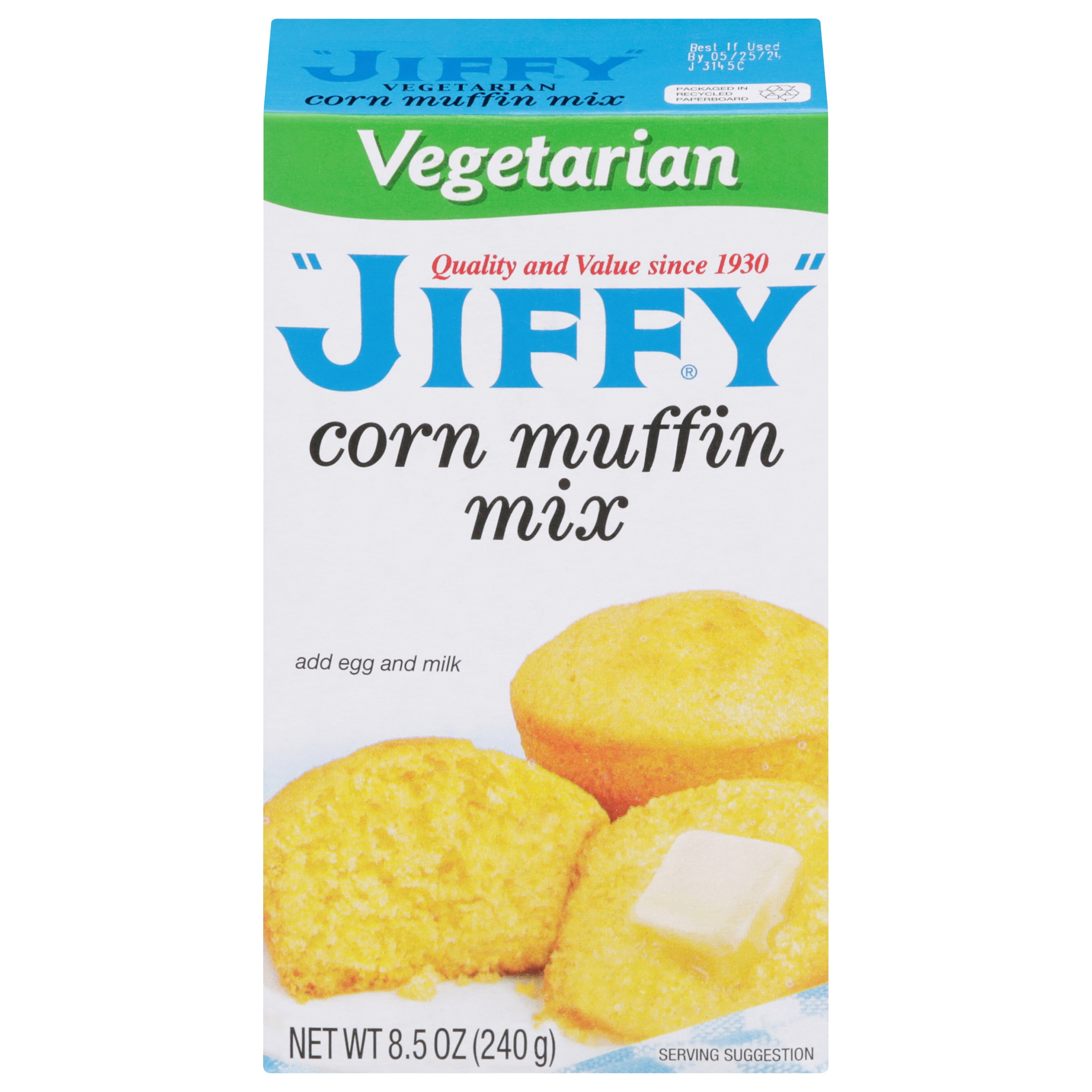 "JIFFY" Vegetarian Corn Muffin Mix, 8.5 oz Box
