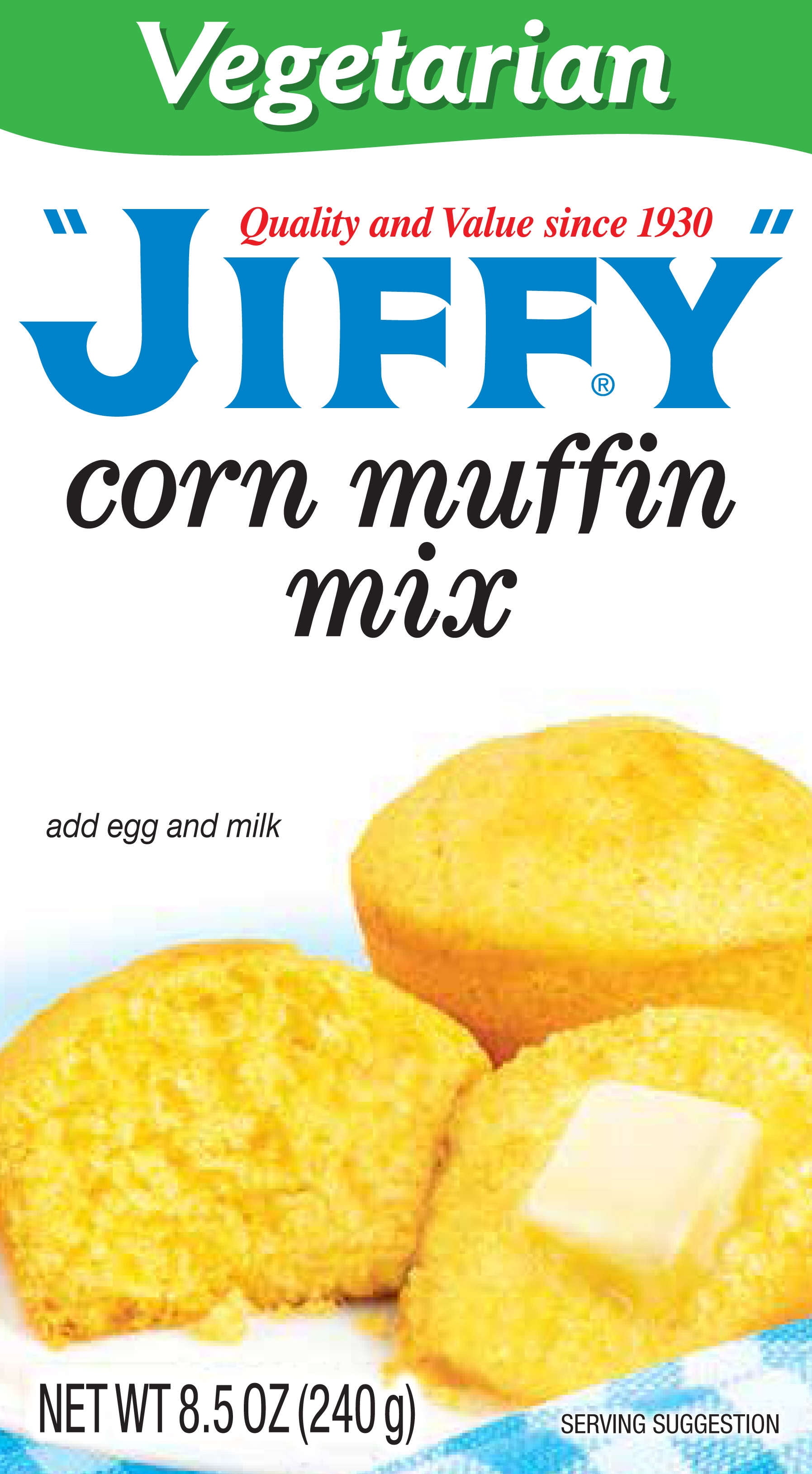 Jiffy Corn Muffin Mix, 8.5 Oz Box