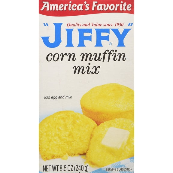 Jiffy Corn Muffin Mix - Make Corn Bread Quick and Easy, 240 g