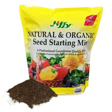 Jiffy Natural & Organic Seed Starter Mix, 12 QT