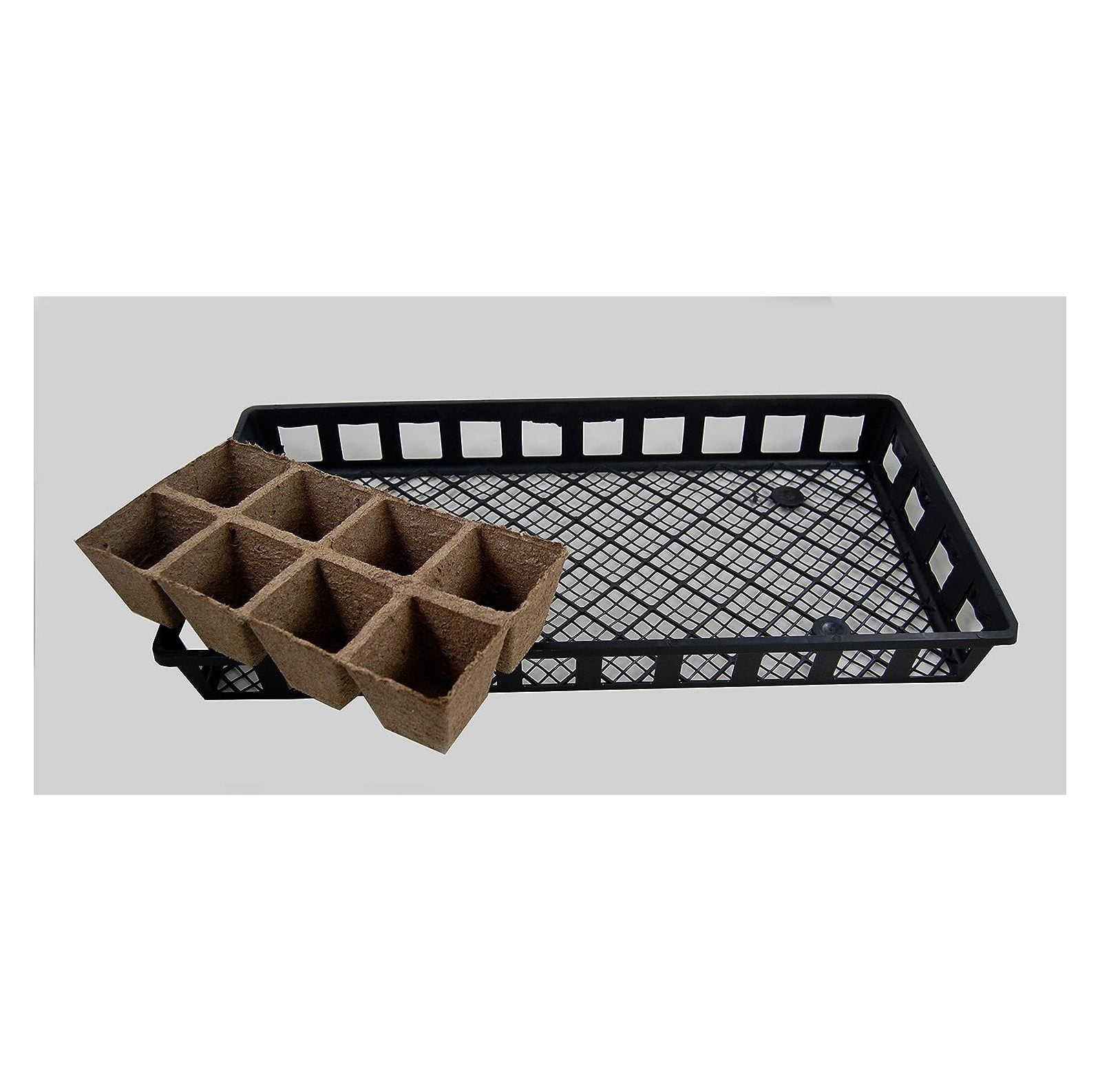 Jiffy Peat Pots/ flats 5 Carry Trays, 208 Cell Growing Peat