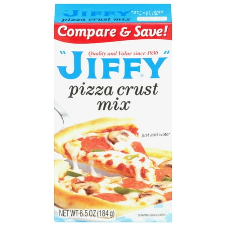 Jiffy Pizza Crust, Dry Mix, 6.5 oz Box