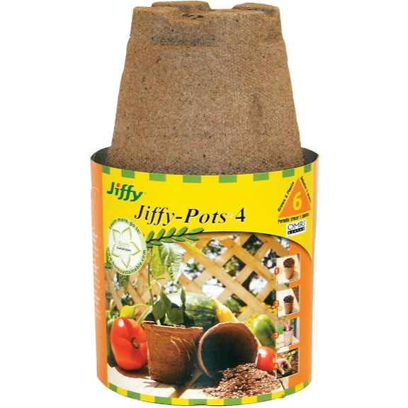 Jiffy Pots 4" Round (12 Pack)