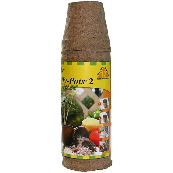 Worldwide Sourcing Round Seed Starter Jiffypot - Biodegradable - Multicolor