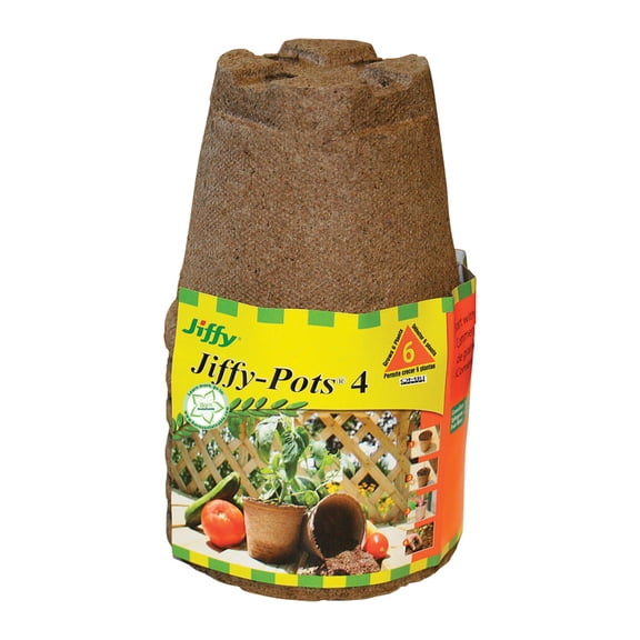 JIFFY POTS 4" RND (Pack of 1)