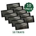 thumbnail image 1 of Jiffy Seed Starting Watertight Plastic Plant Tray, 10.75" x 21" - 10 Pack, 1 of 10