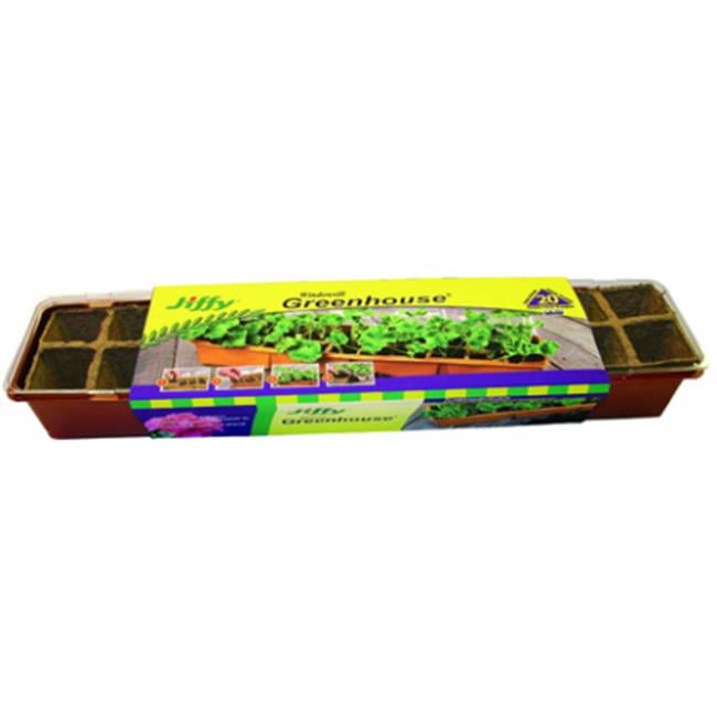 Jiffyplantation Products Greenhouse 20Plant Starter Kit with Peat