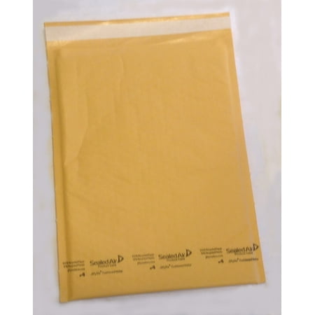 Jiffylite Cushioned Bubble Mailers, Size No. 4, Kraft Self-Seal, 9.5 x 13.5 inches - Pack of 25 Mailers