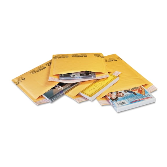 Sealed Air, SEL55304, Jiffylite Bulk-packed Cushioned Mailers, 250 / Carton, Gold