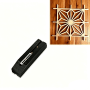 Jig Block for Kumiko, Suitable for 22.5 67.5 Angle Cuts, Woodworking Jig Tool, Precision Angle Guide for Lattice Joinery DIY Craft Projects