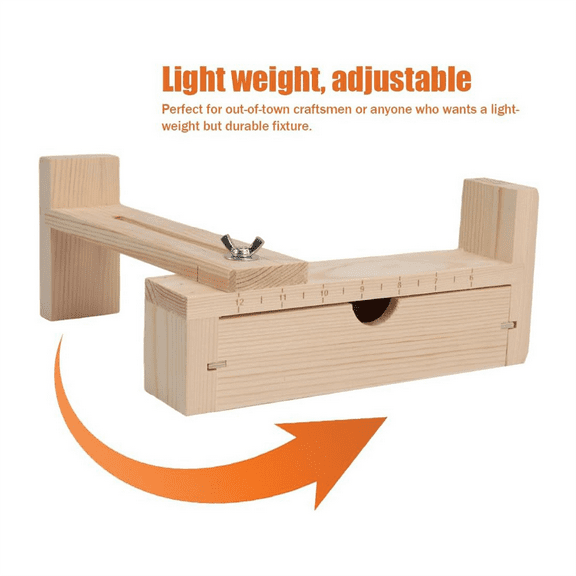 Jig Bracelet Maker with 2 Pcs Clips, Wood Jig Bracelet Maker U Shape Clear Scale Bracelet, Hand Knitting Bracelet Jig