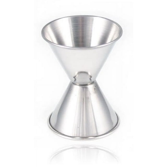 BarBlades Double Jigger, misurino, Argento in Acciaio Inox 25/ml, ditale, Misura, Vino, duello, Shot, Cocktail, Misura Cup