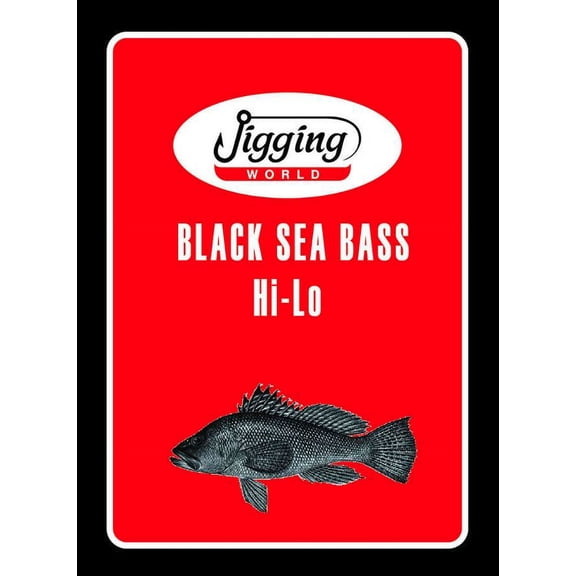 Jigging World Black Sea Bass Gold 2-Hook Hi-Lo Rig - 2/0