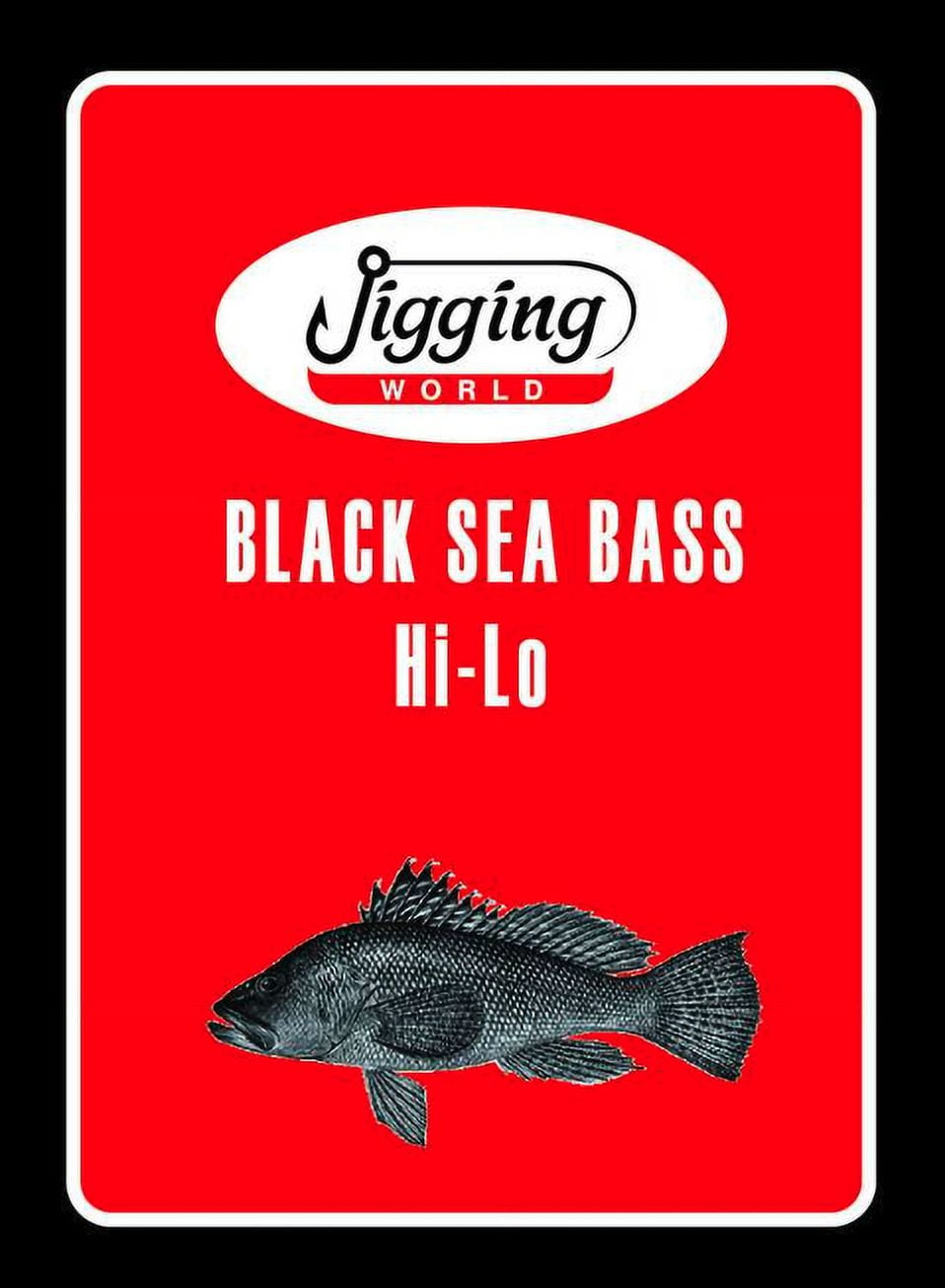 Jigging World Black Sea Bass Gold 2-Hook Hi-Lo Rig - 3/0 - Walmart.com