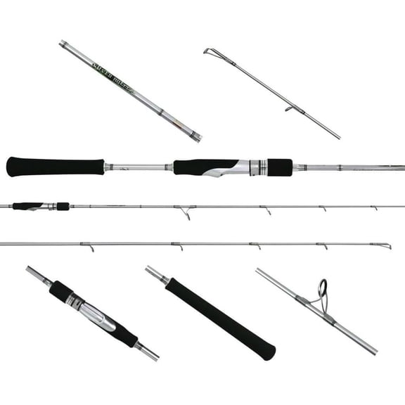 Jigging World Silver Bullet Slow Pitch Jigging Spinning Rod- 6'5- 200S