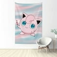 thumbnail image 1 of Jigglypuff Tapestry Aesthetic Wall Hanging for Living Room Bedroom Art Tapestries Poster Blanket College Dorm Home Decor 60x40 Inch, 1 of 8