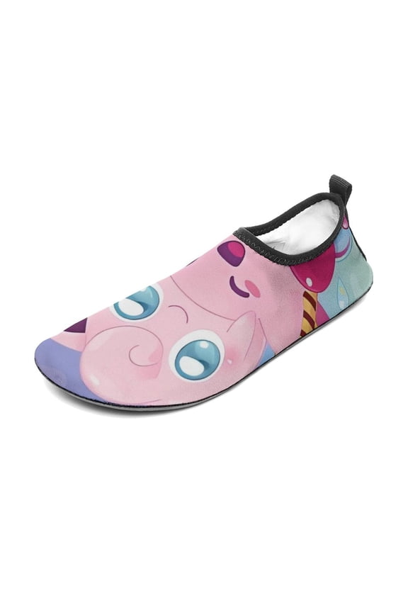Jigglypuff Water Shoes Beach Swim Barefoot Quick Dry Aqua Socks, Non-Slip Sporty Water Shoes for Men Women 11/12men