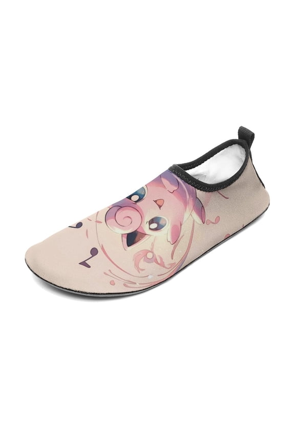 Jigglypuff Water Shoes Beach Swim Barefoot Quick Dry Aqua Socks, Non-Slip Sporty Water Shoes for Men Women 9/10women,7/8men