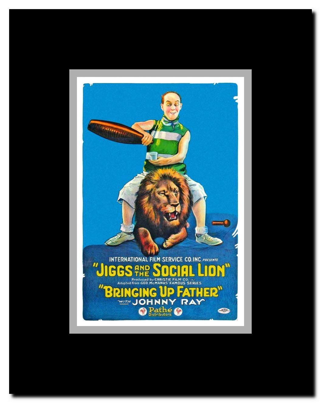 Jiggs and the Social Lion Framed Movie Poster
