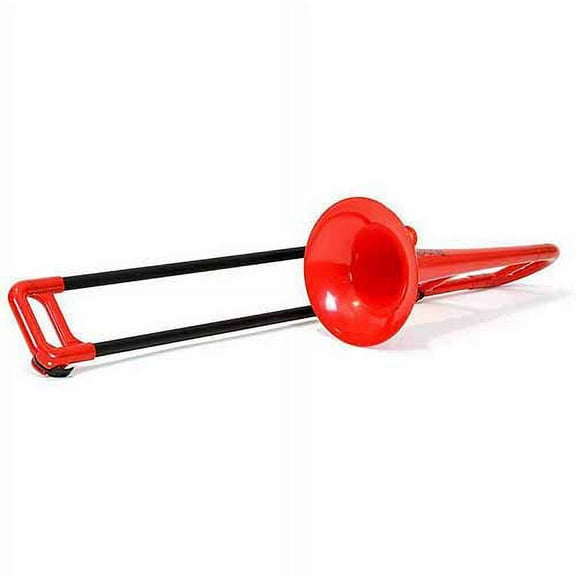 Jiggs pBone Mini Plastic Trombone for Beginners, Red