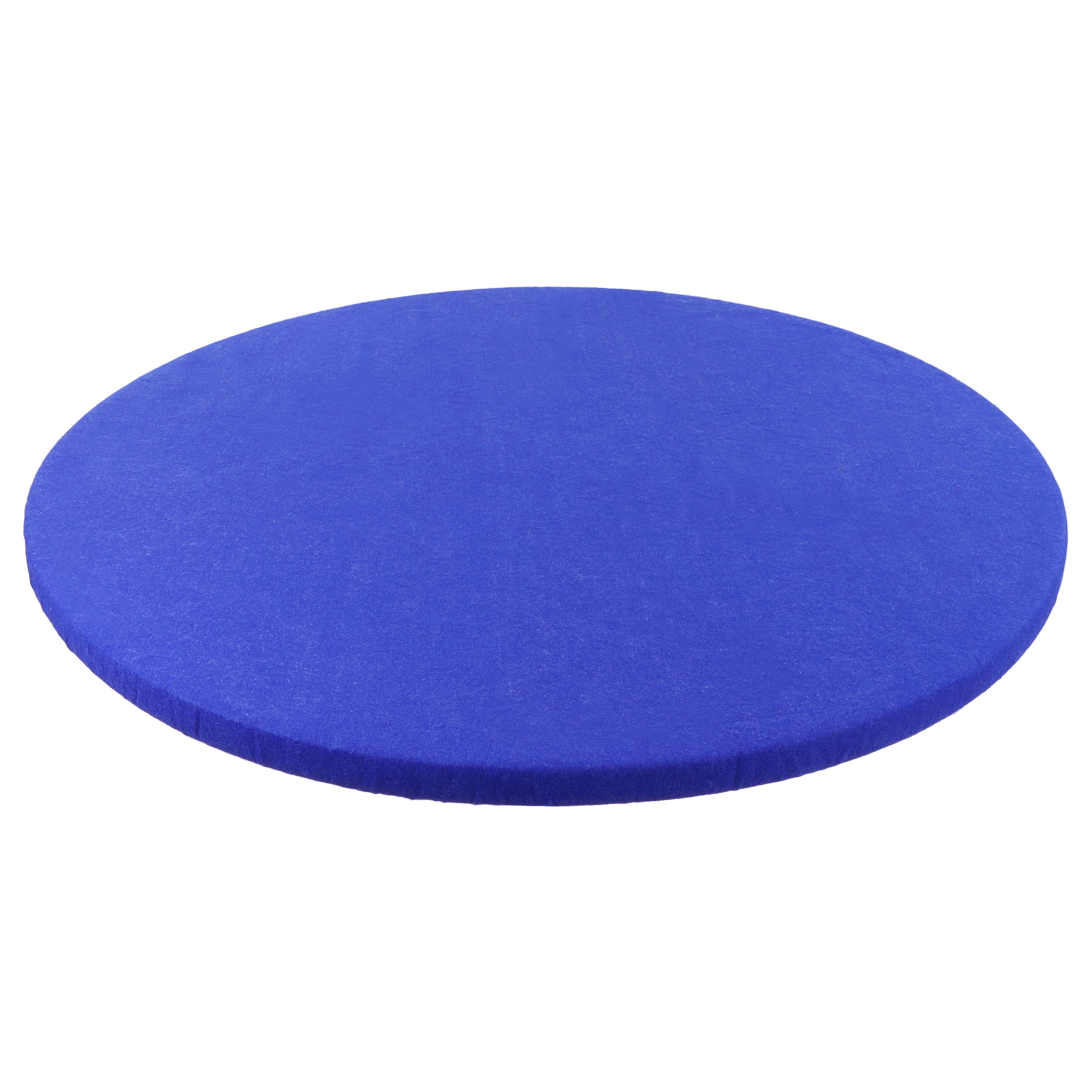 Jigitz Round Game Table Cover Blue 36in to 48in Casino Felt Round