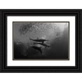 thumbnail image 1 of Jigmo, Mikael 32x23 Black Ornate Wood Framed with Double Matting Museum Art Print Titled - Hunting, 1 of 4