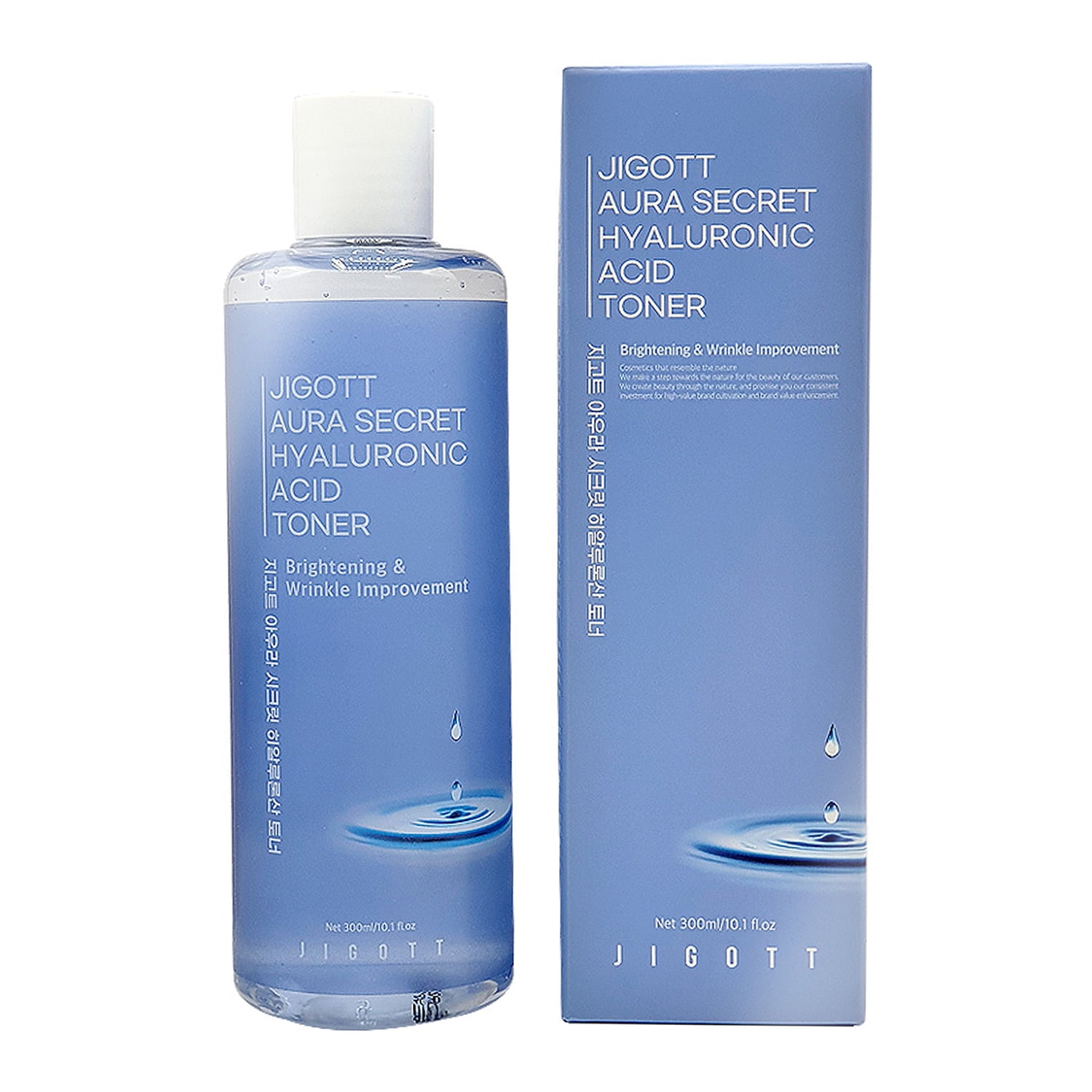 Jigott Aura Secret Hyaluronic Acid Toner, 10.1 fl oz. (300ml ...