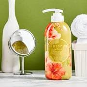 Jigott Hibiscus Perfume Body Lotion 16.9 fl oz 500ml For Moist and Calm Skin, Vitalizes Skin, Smooth Skin, Skin Moisture, Skin Care.