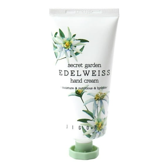 Jigott Secret Garden Edelweiss Hand Cream 100ml - Hydrate & Nourish Your Hands