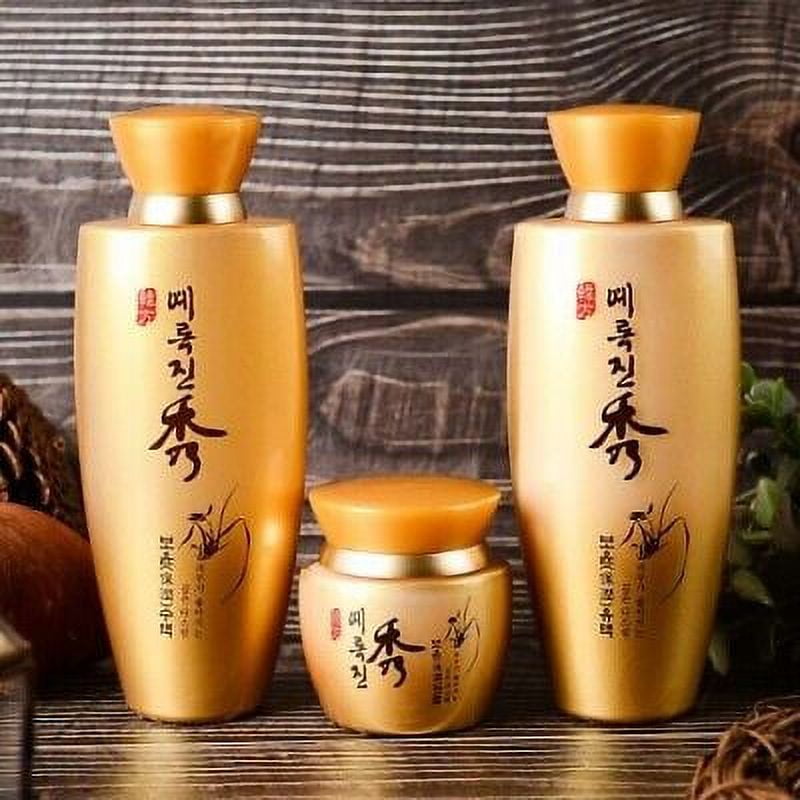 Jigott Yerokjinsu Boyun Skin Care 3 Set - Toner 150ml, Emulsion 150ml, Cream 50ml