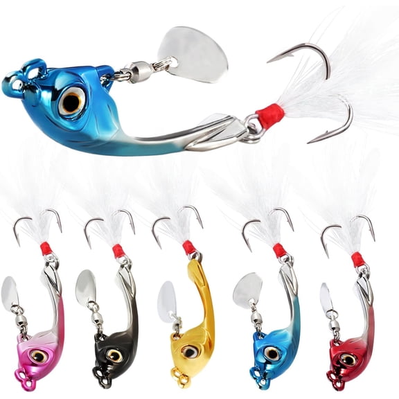 Jigs Fishing Lures Sinking Metal Spoons Jigging