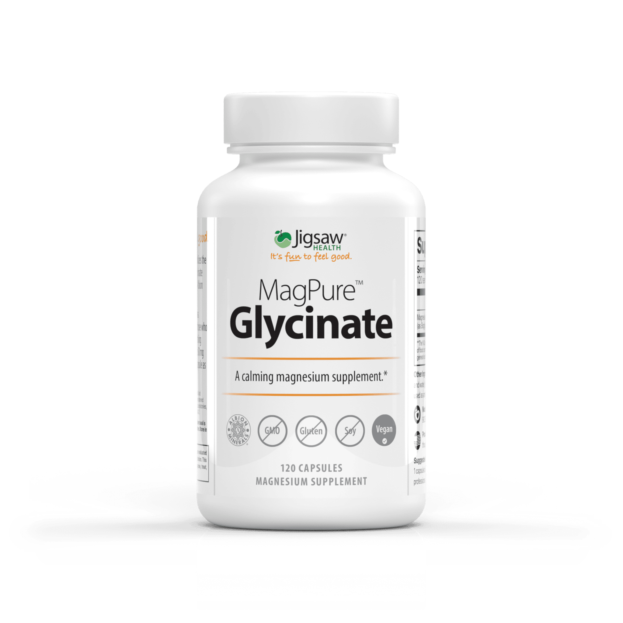 Jigsaw Health MagPure Glycinate, 120 Capsules