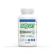 Jigsaw Health MagSRT | Slow-Release Magnesium Malate Tablets for Healthy Energy and Muscle Support with B-Vitamin Co-factors, 240 Count