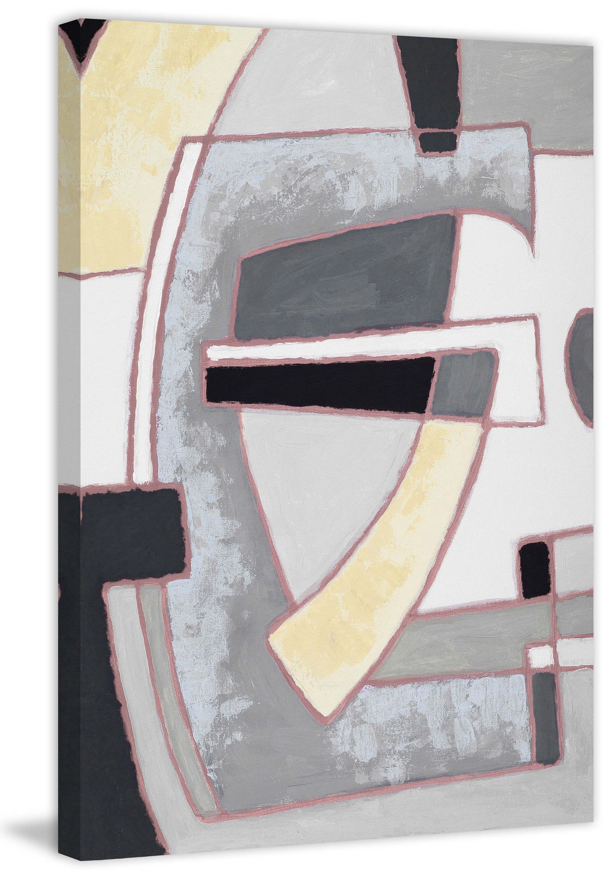 "Jigsaw" Painting Print on Wrapped Canvas