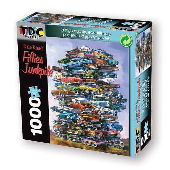 Jigsaw Puzzle 1000 Pieces 19"X26.5"-Fifties Junkpile