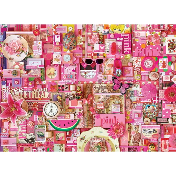 Jigsaw Puzzle 1000 Pieces 26.625"X19.25"-Rainbow Project - Pink