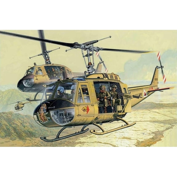Jigsaw Puzzle 1000 Pieces - Military Helicopters Two Helicopters Carrying Troops Puzzles for Adults Teens - Relaxing Artwork Landscape Jigsaw Puzzle Intellectual Learning Toys Games Gifts
