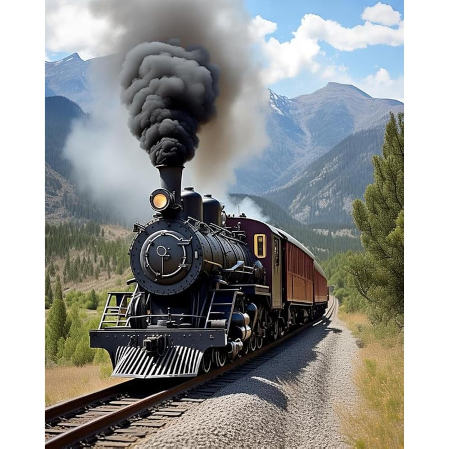 Jigsaw Puzzle 500 PiecePuzzle Cumbres and Toltec Steam Engine Jigsaw Puzzle 500 PiecePuzzle Cumbres and Toltec Steam Engine