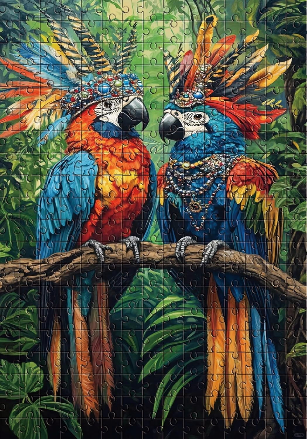 500-Piece Jigsaw Puzzle - Charming Lakeside Church Scene With Flowers & Birds (20.5x15 In)