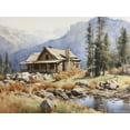 thumbnail image 1 of Jigsaw Puzzle 500 Pieces For Adults Western Ranch Horse Cowboy Country Cabin River Educational Game Toys Family Decoration Funny Wall Art Gift Puzzles, 1 of 9