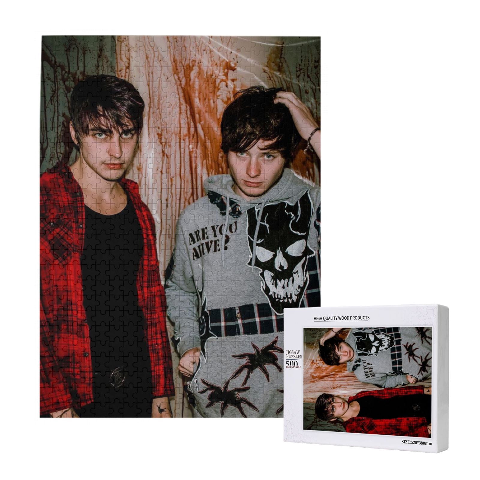 Jigsaw Puzzle 500 Pieces, Sam and Colby XPLR Wooden Puzzle Picture ...