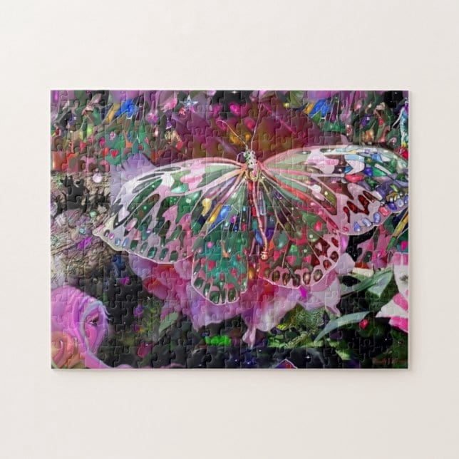 Jigsaw Puzzle for Adults 500 Piece Rising Dawn Butterfly Jigsaw
