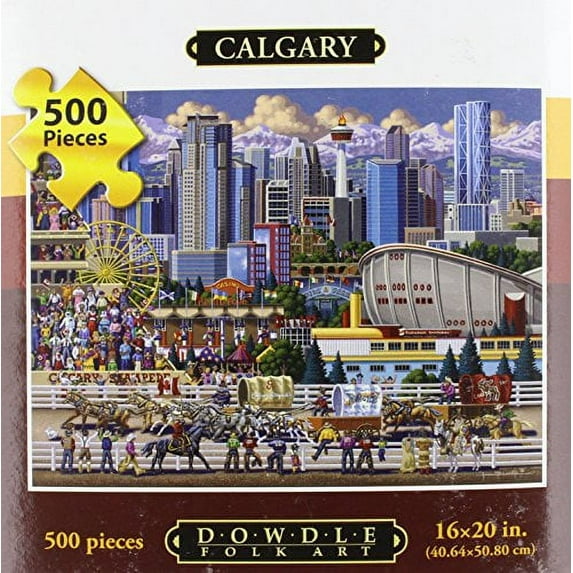 Jigsaw Puzzle - Calgary 500 Pc By Dowdle Folk Art
