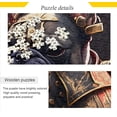 thumbnail image 1 of Jigsaw Puzzle (Dog Samurai), Paper Wood Composite Material Zigsaw with Storage Bag and Reference Picture Easy to Solve Family Game Creative Gift for Friends Parents Grandparents, 1000 Pieces, 1 of 6