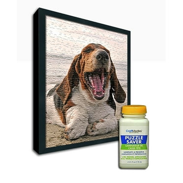 Jigsaw Puzzle Frame Kit - For 19.75x26.75 Inch Puzzles -Craft Medley Puzzle Glue