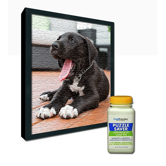 Jigsaw Puzzle Frame Kit - For 19.75x27.5 Inch Puzzles - Craft Medley Puzzle Glue