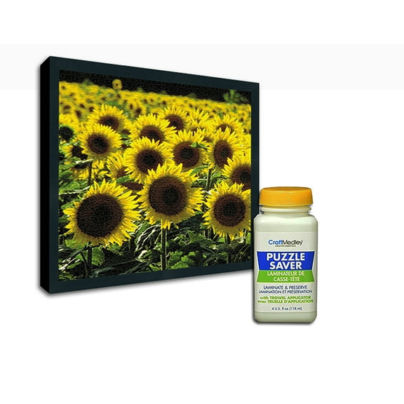 Jigsaw Puzzle Frame Kit - For 19x19 Inch Puzzles - Craft Medley Puzzle Saver